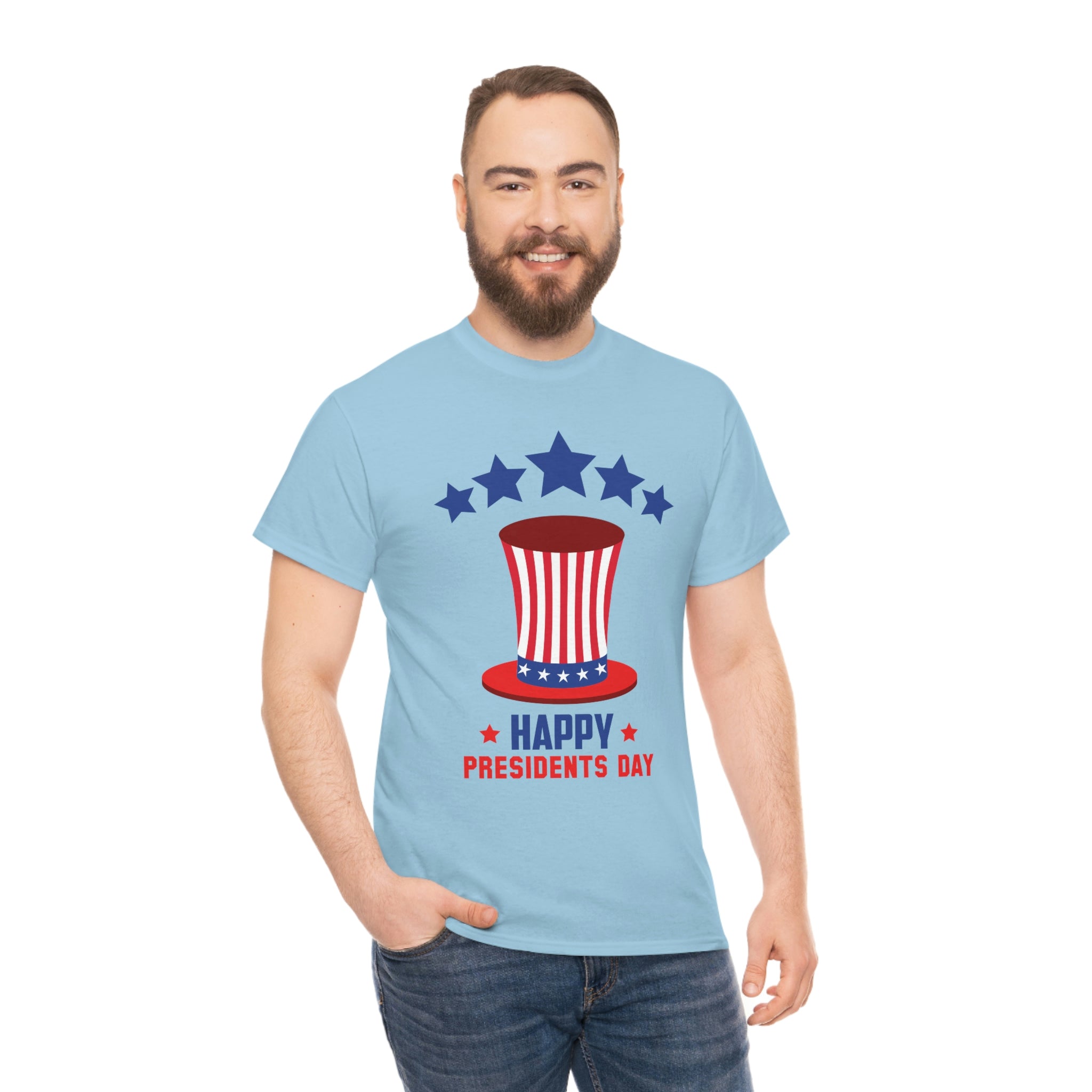 Happy President's Day Hat Unisex Heavy Cotton Tee