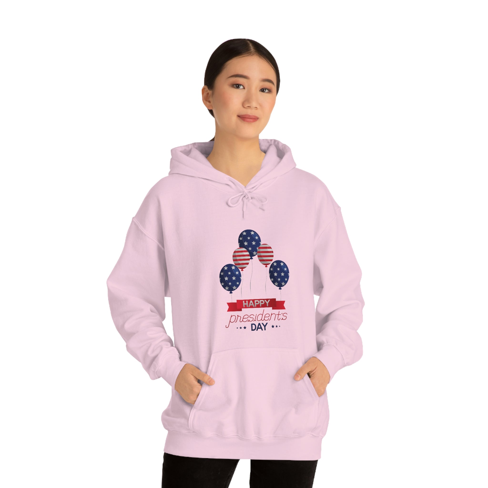 Happy President's Day Stars & Stripe Unisex Heavy Blend™ Hooded Sweatshirt