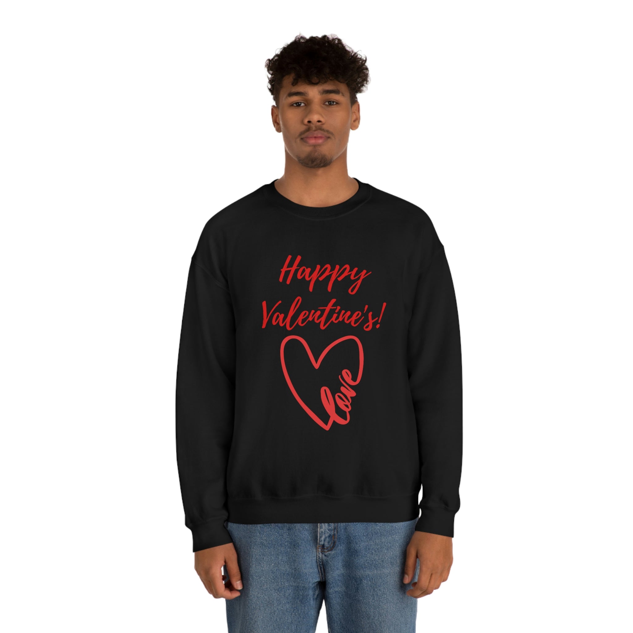 Happy Valentine's Love! Unisex Heavy Blend™ Crewneck Sweatshirt