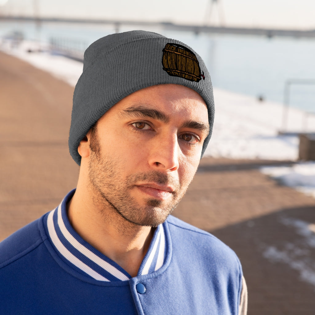 Keg Barrel Knit Beanie