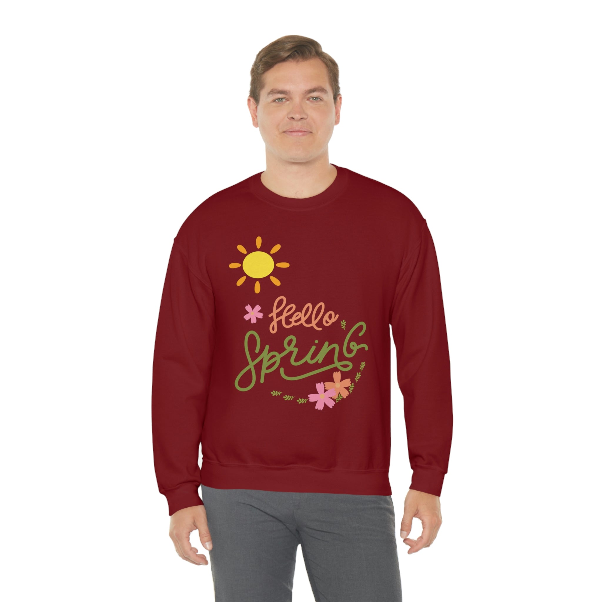 Spring Sunshine Unisex Heavy Blend™ Crewneck Sweatshirt