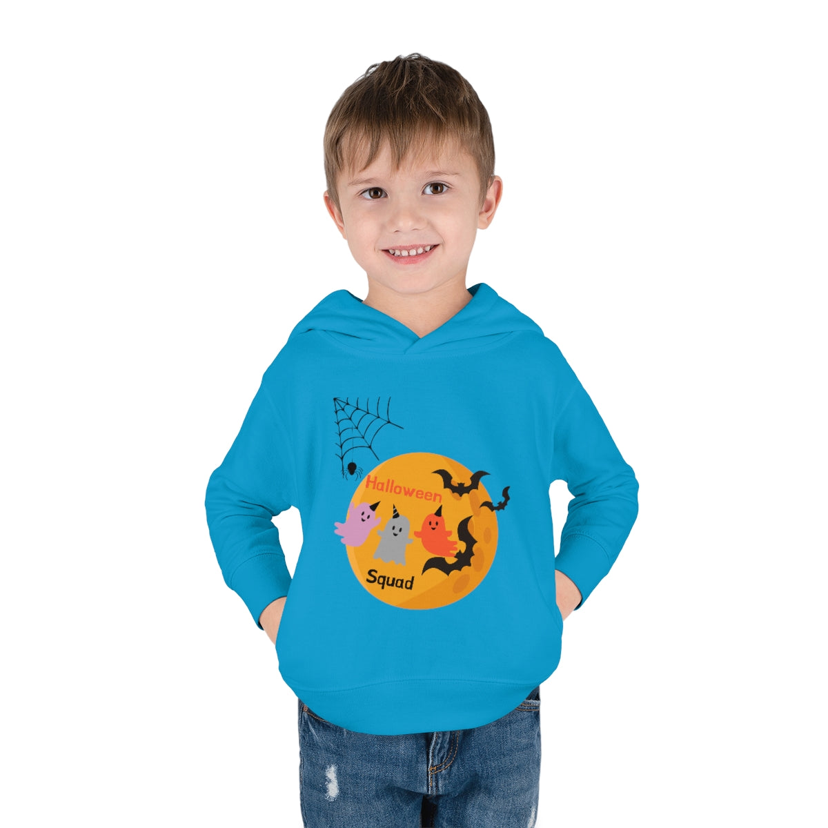 Halloween Squad Toddler Pullover Fleece Hoodie