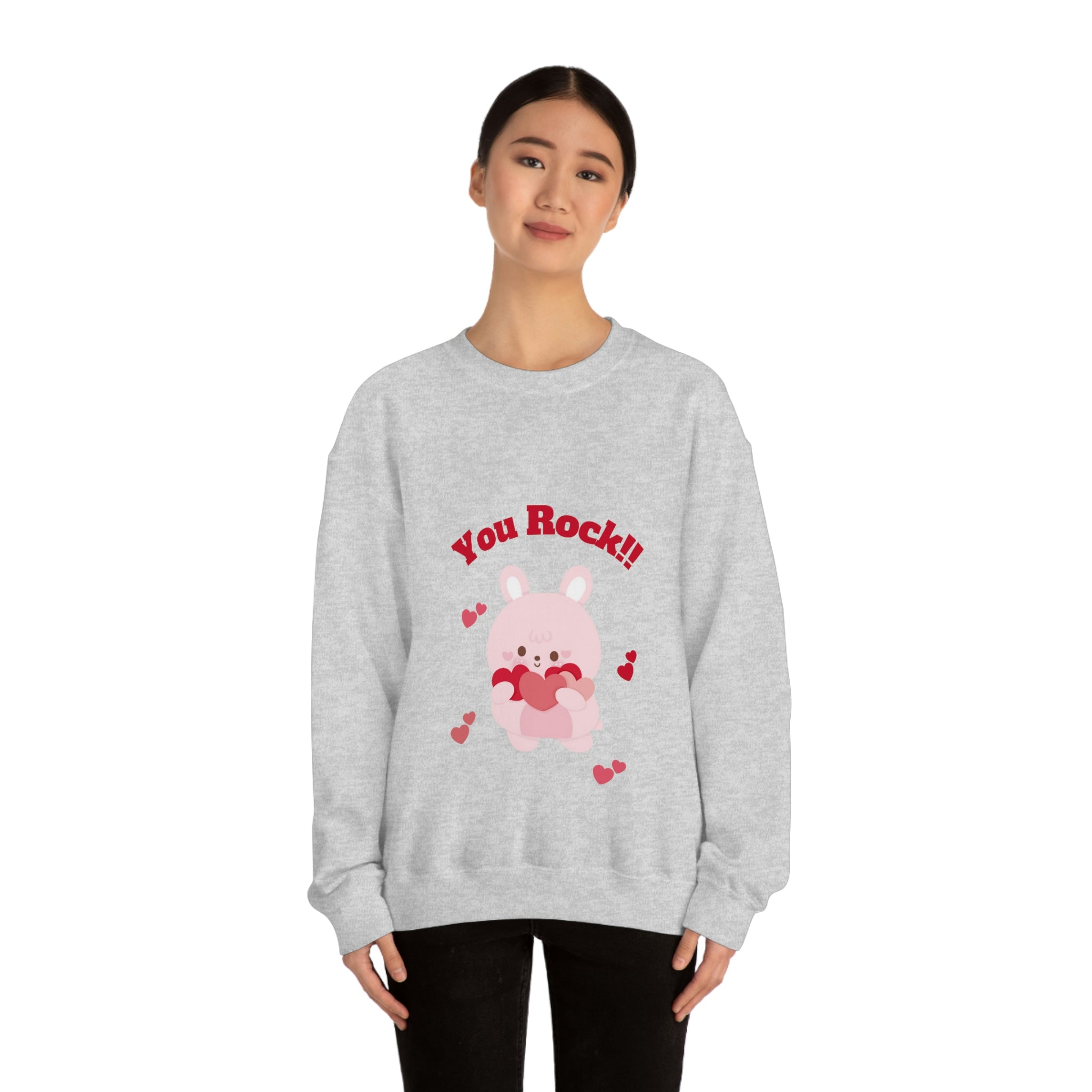 You Rock Unisex Heavy Blend™ Crewneck Sweatshirt