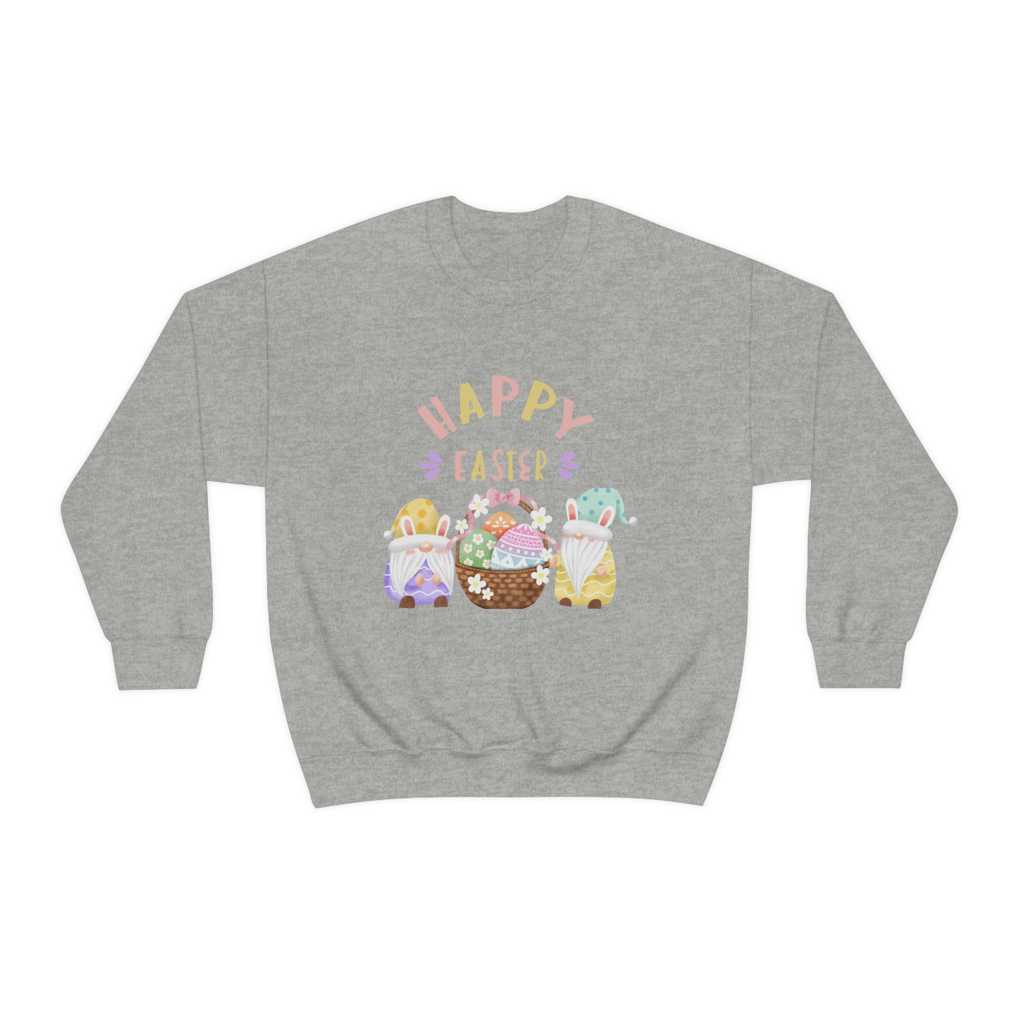 Happy Easter Gnome Unisex Heavy Blend™ Crewneck Sweatshirt