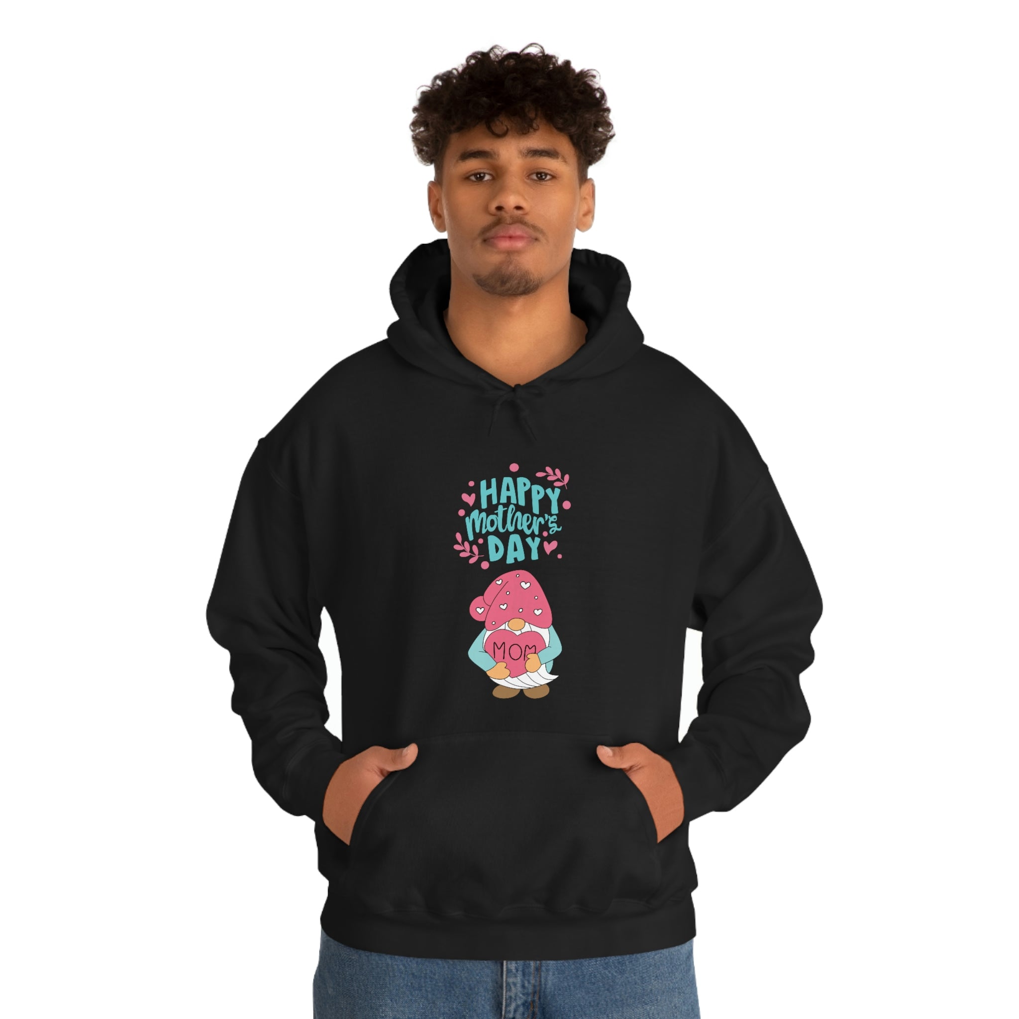 Happy Mother's Day Gnome Unisex Heavy Blend™ Hooded Sweatshirt