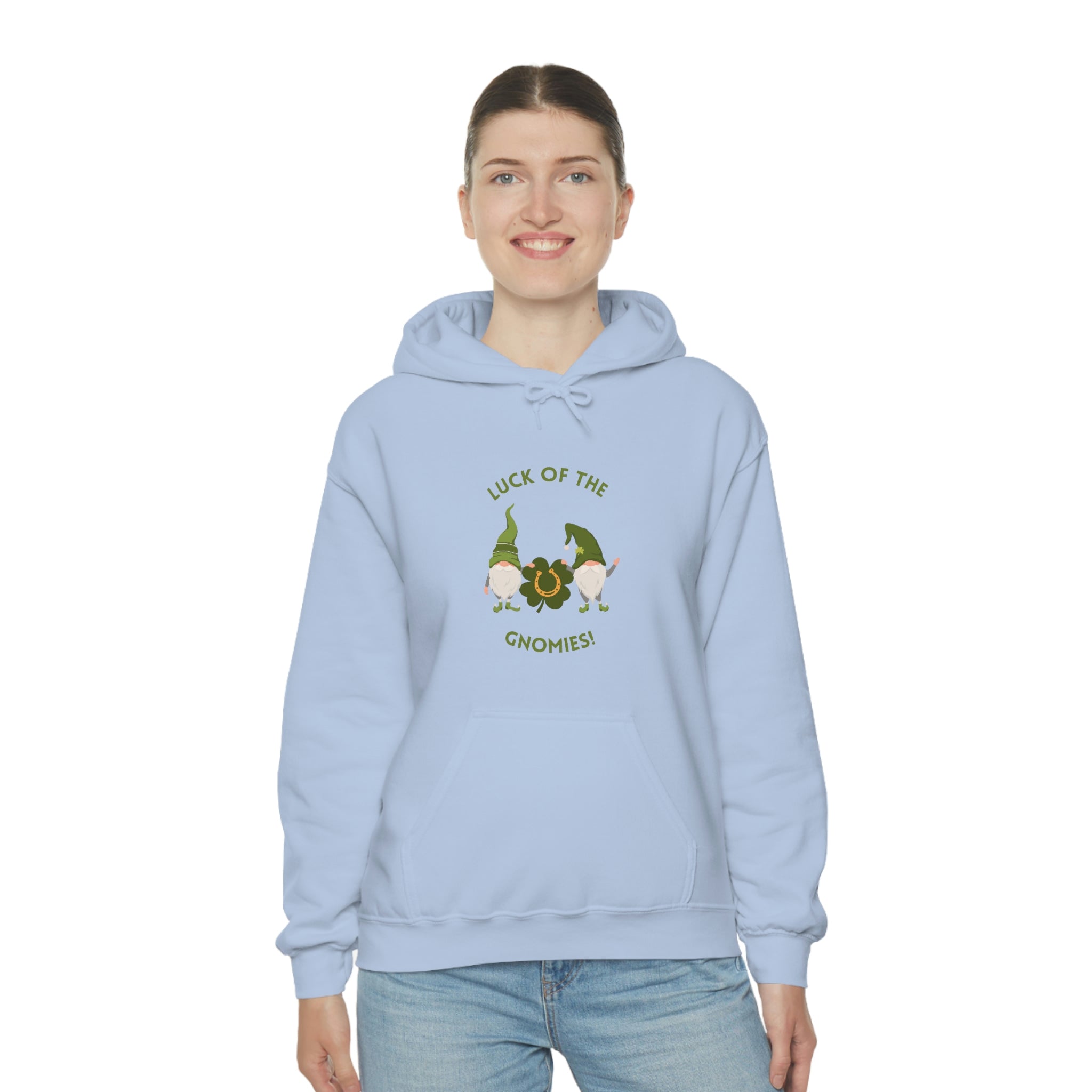 Luck Of The Gnomies! Unisex Heavy Blend™ Hooded Sweatshirt