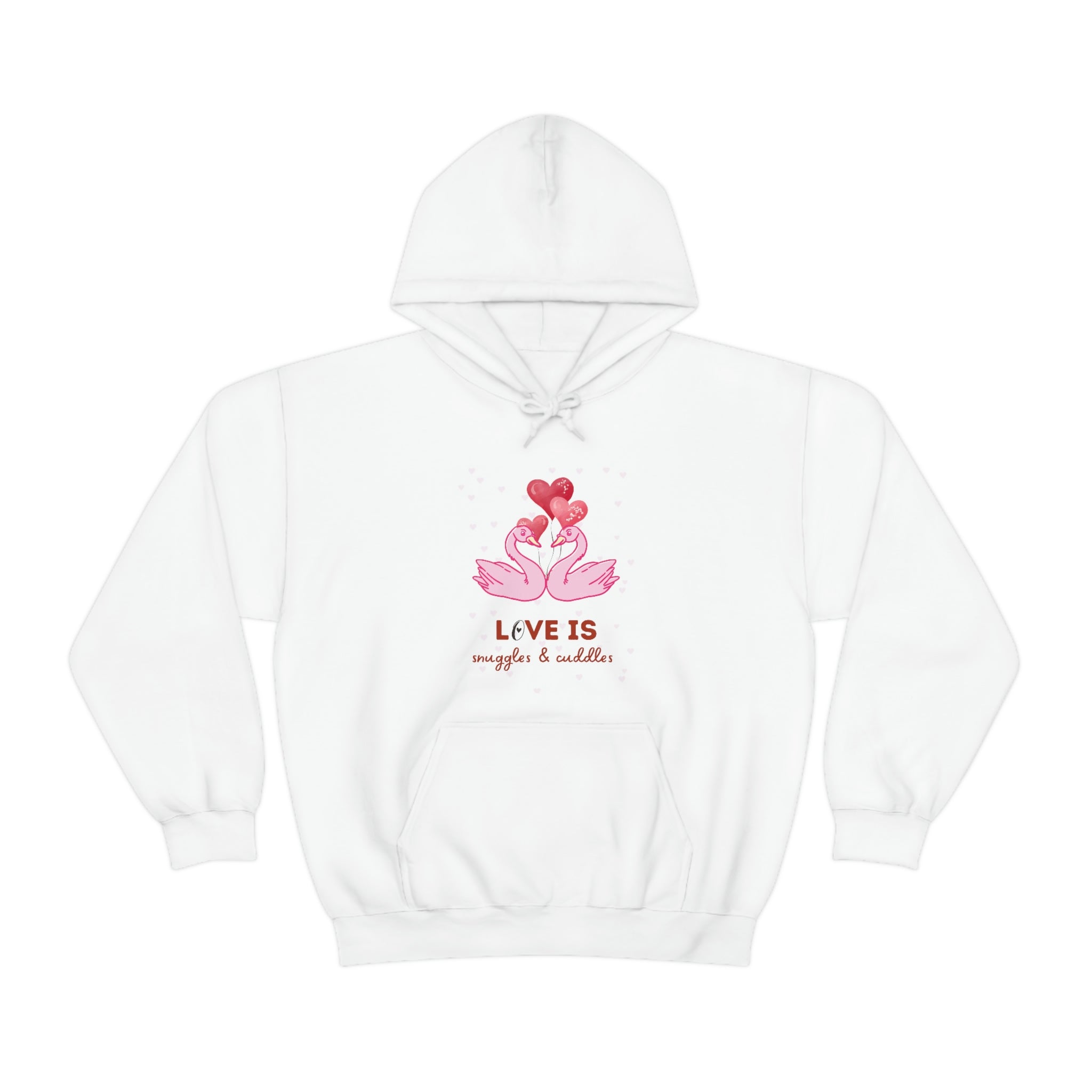 Love Is Snuggles & Cuddles Unisex Heavy Blend™ Hooded Sweatshirt