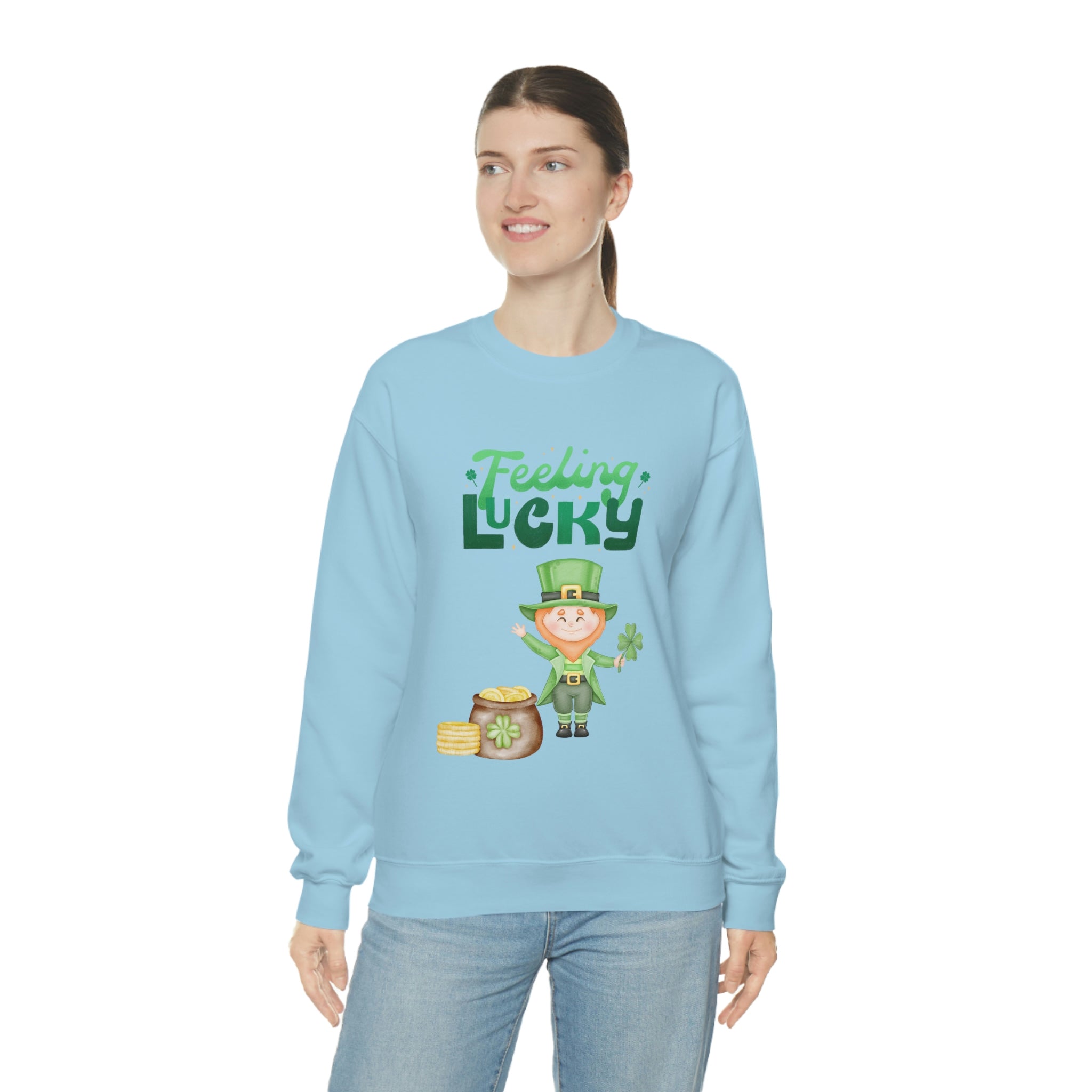 Feeling Lucky Unisex Heavy Blend™ Crewneck Sweatshirt