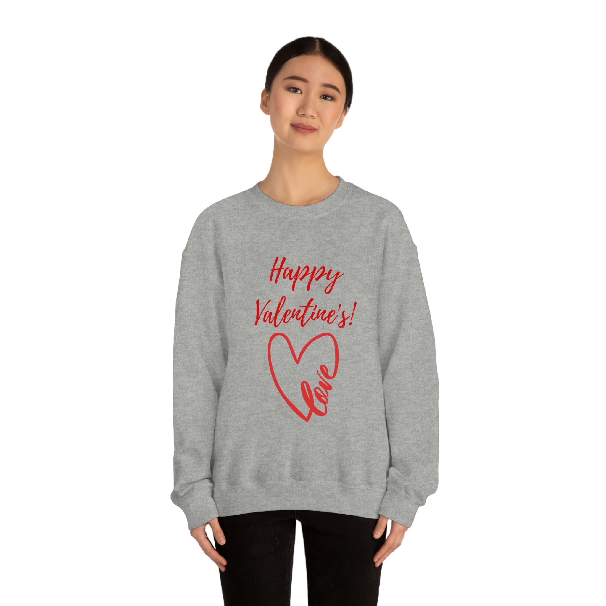 Happy Valentine's Love! Unisex Heavy Blend™ Crewneck Sweatshirt