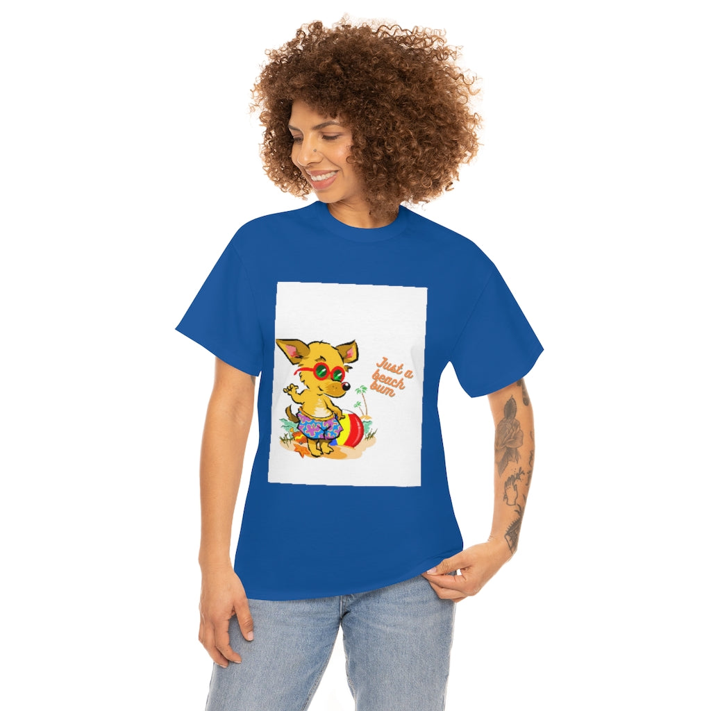 Just A Beach Bum Unisex Heavy Cotton Tee