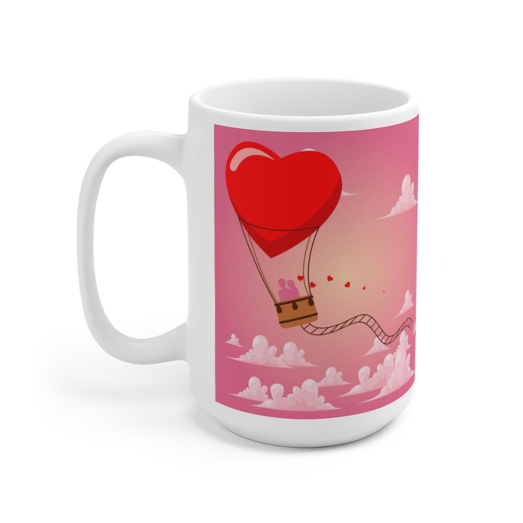 Happy Valentine  Sweetheart Ceramic Mug 15oz