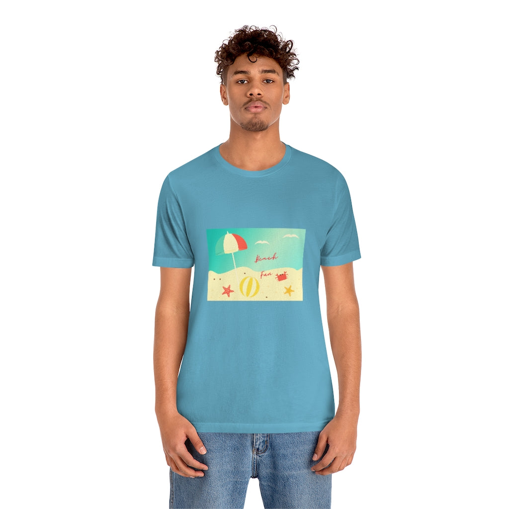 Beach Fun Unisex Jersey Short Sleeve Tee