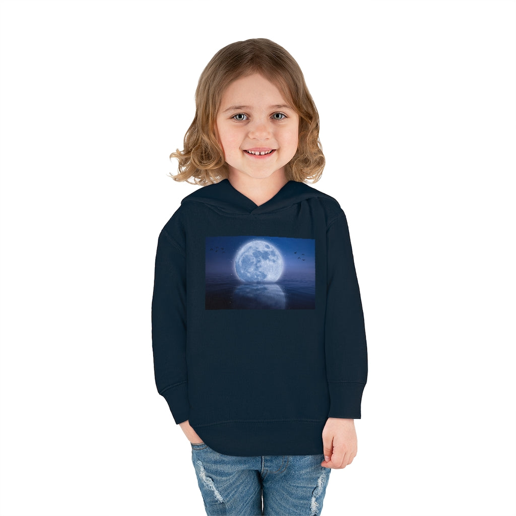 Mystical Moon Toddler Pullover Fleece Hoodie