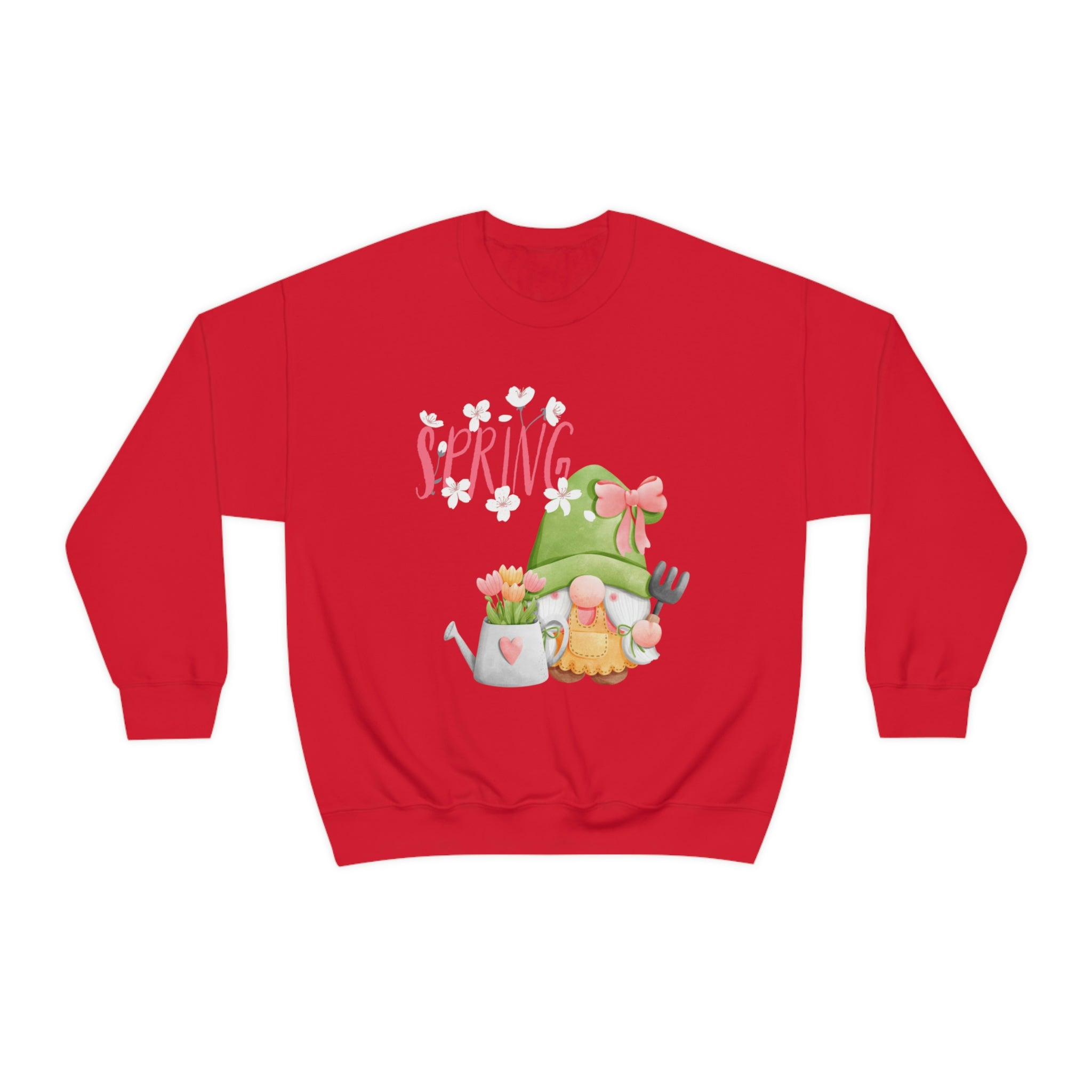 Gnome Happy Spring Unisex Heavy Blend™ Crewneck Sweatshirt