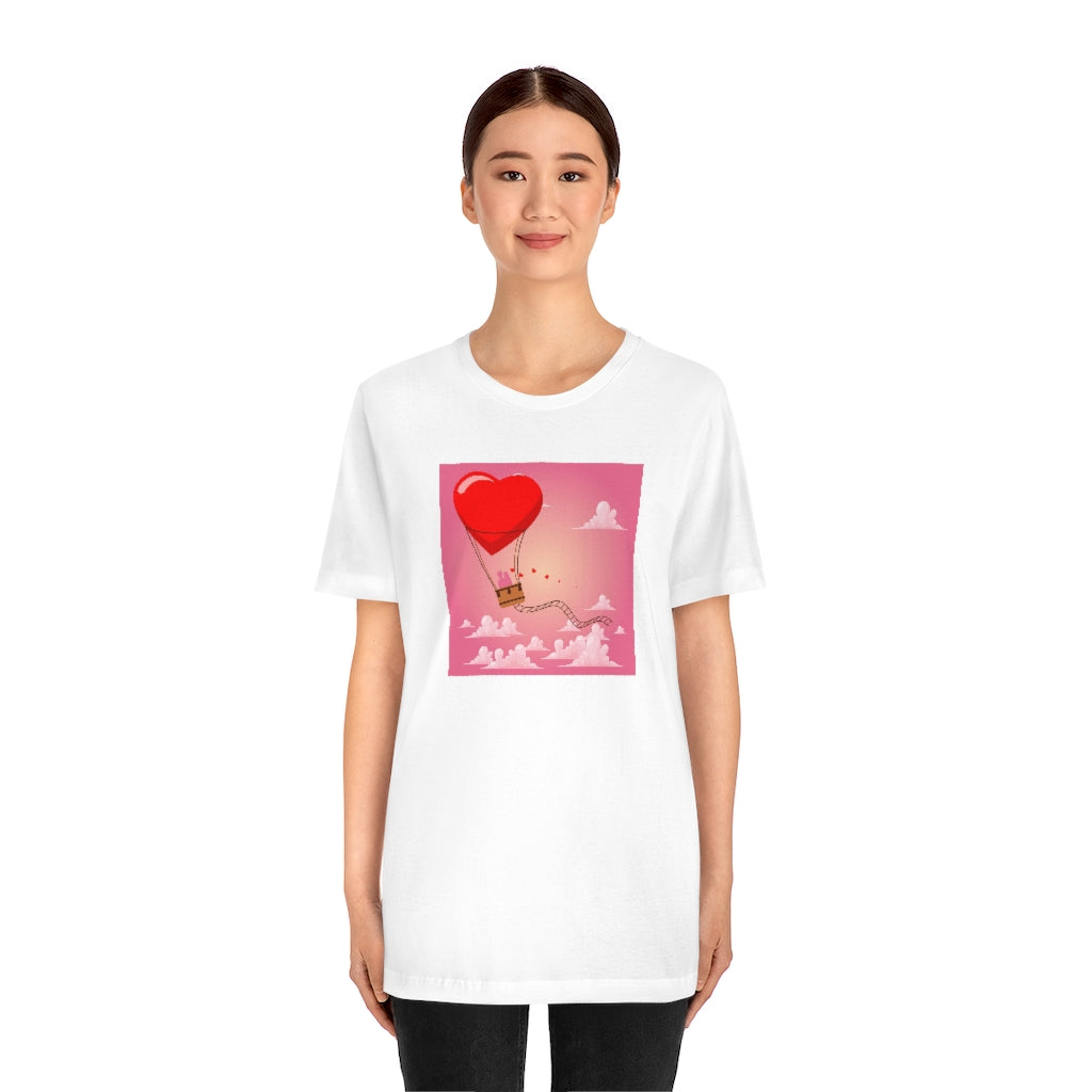 Happy Valentine's Day Unisex Jersey Short Sleeve Tee