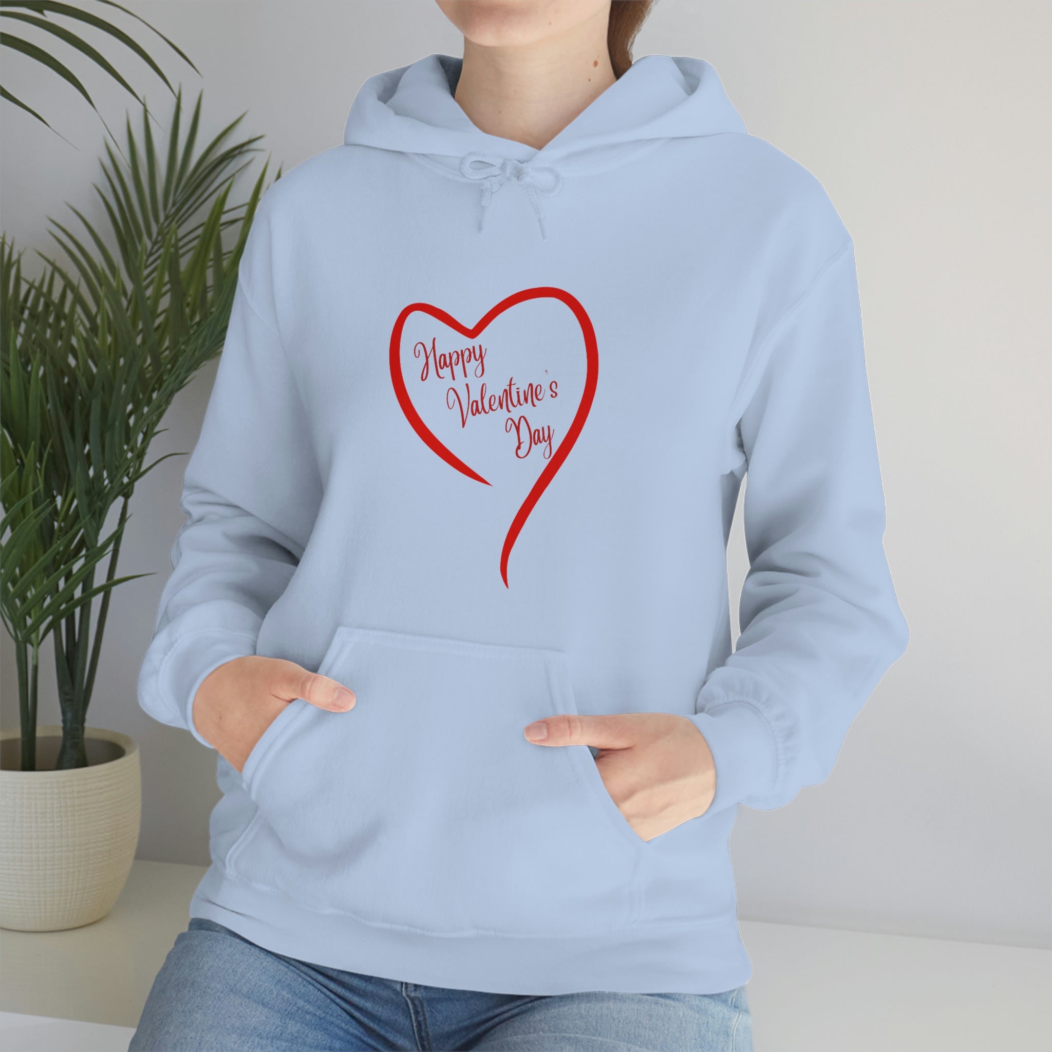 Happy Valentine's Day Unisex Heavy Blend™ Hooded Sweatshirt