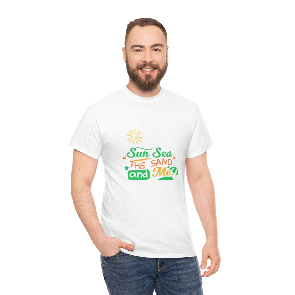 Sun Sea The Sand and Me Unisex Heavy Cotton Tee