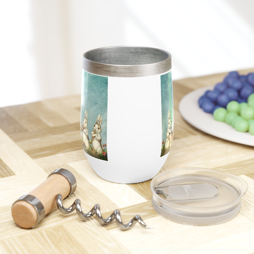 Happy Easter Chill Wine Tumbler