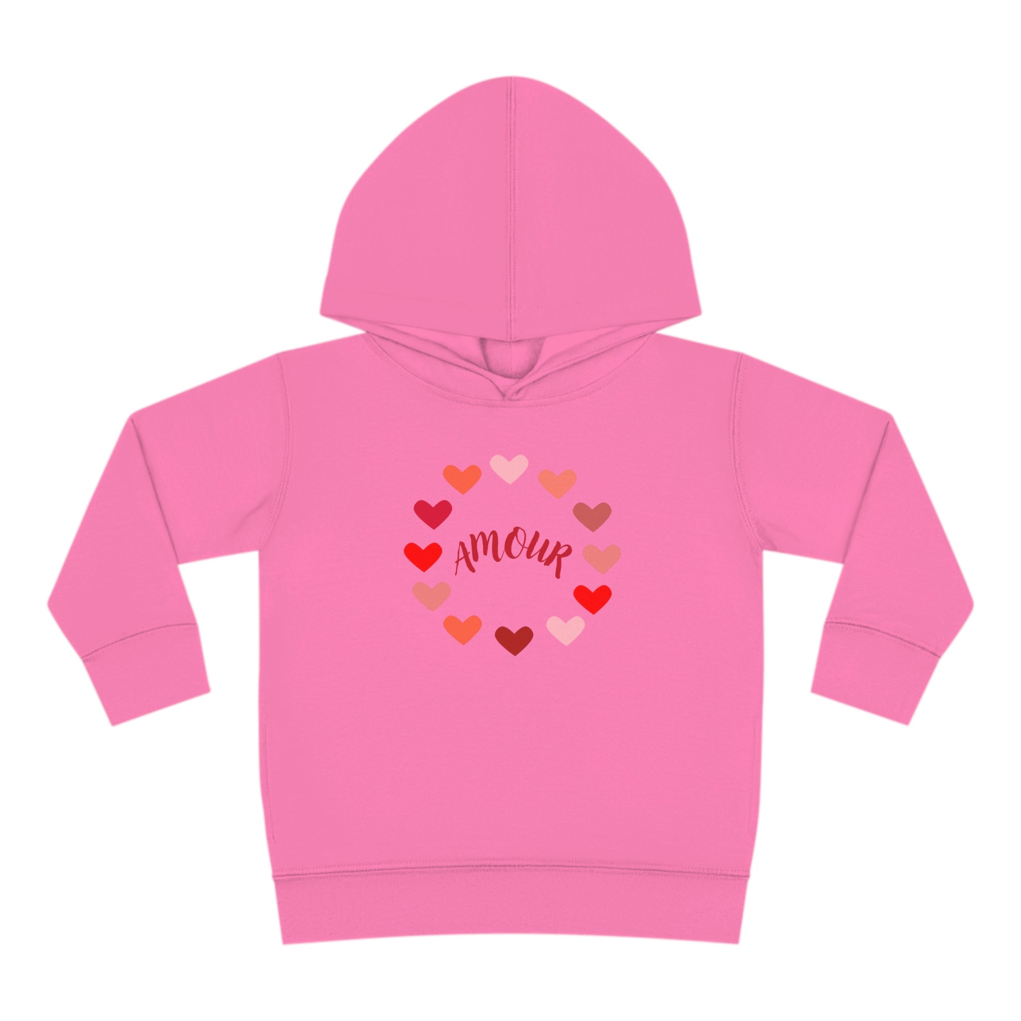 Amour Toddler Pullover Fleece Hoodie