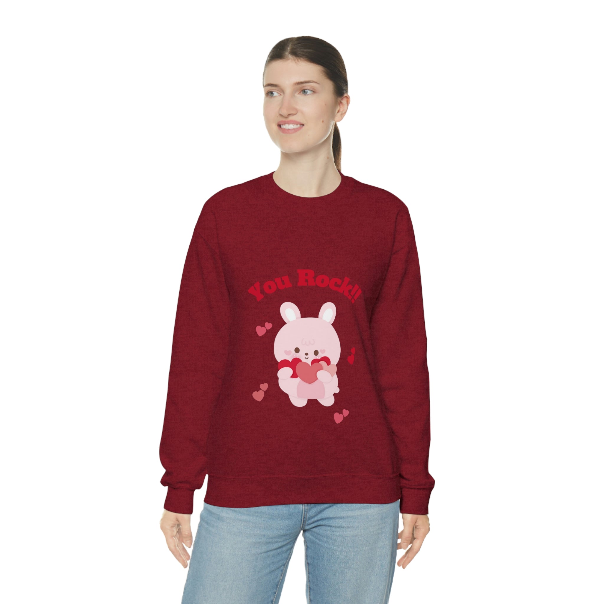 You Rock Unisex Heavy Blend™ Crewneck Sweatshirt