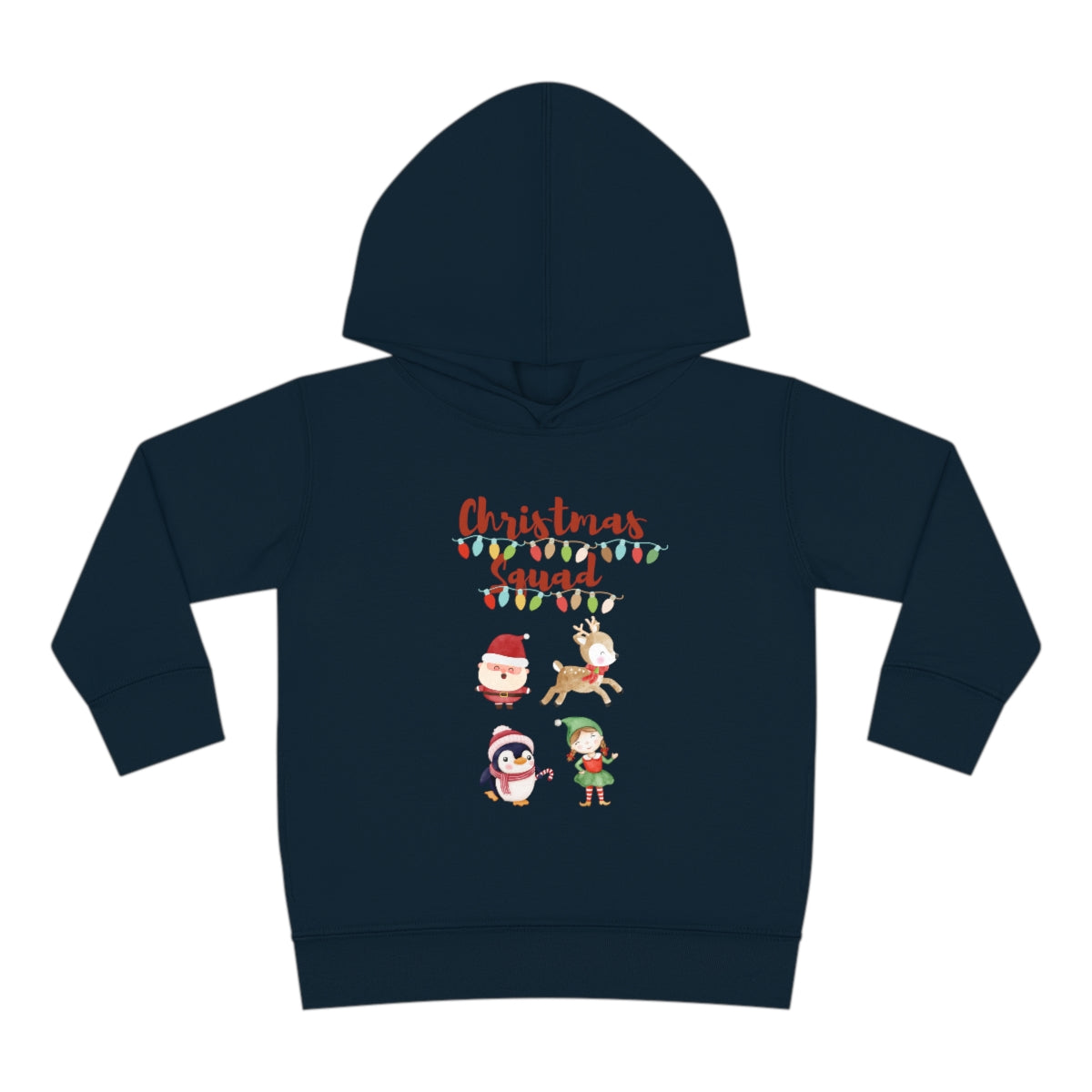 Christmas Squad Toddler Pullover Fleece Hoodie