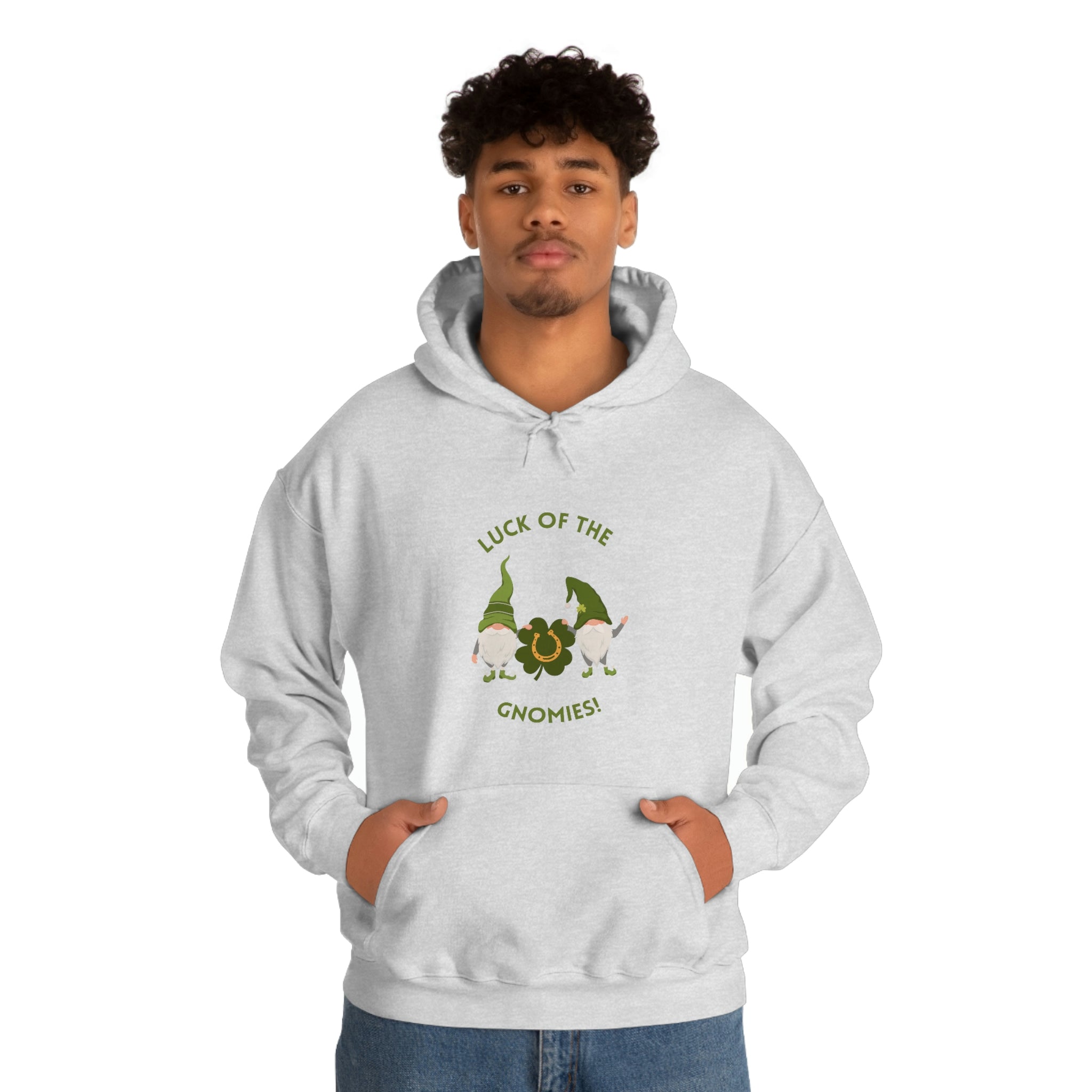 Luck Of The Gnomies! Unisex Heavy Blend™ Hooded Sweatshirt