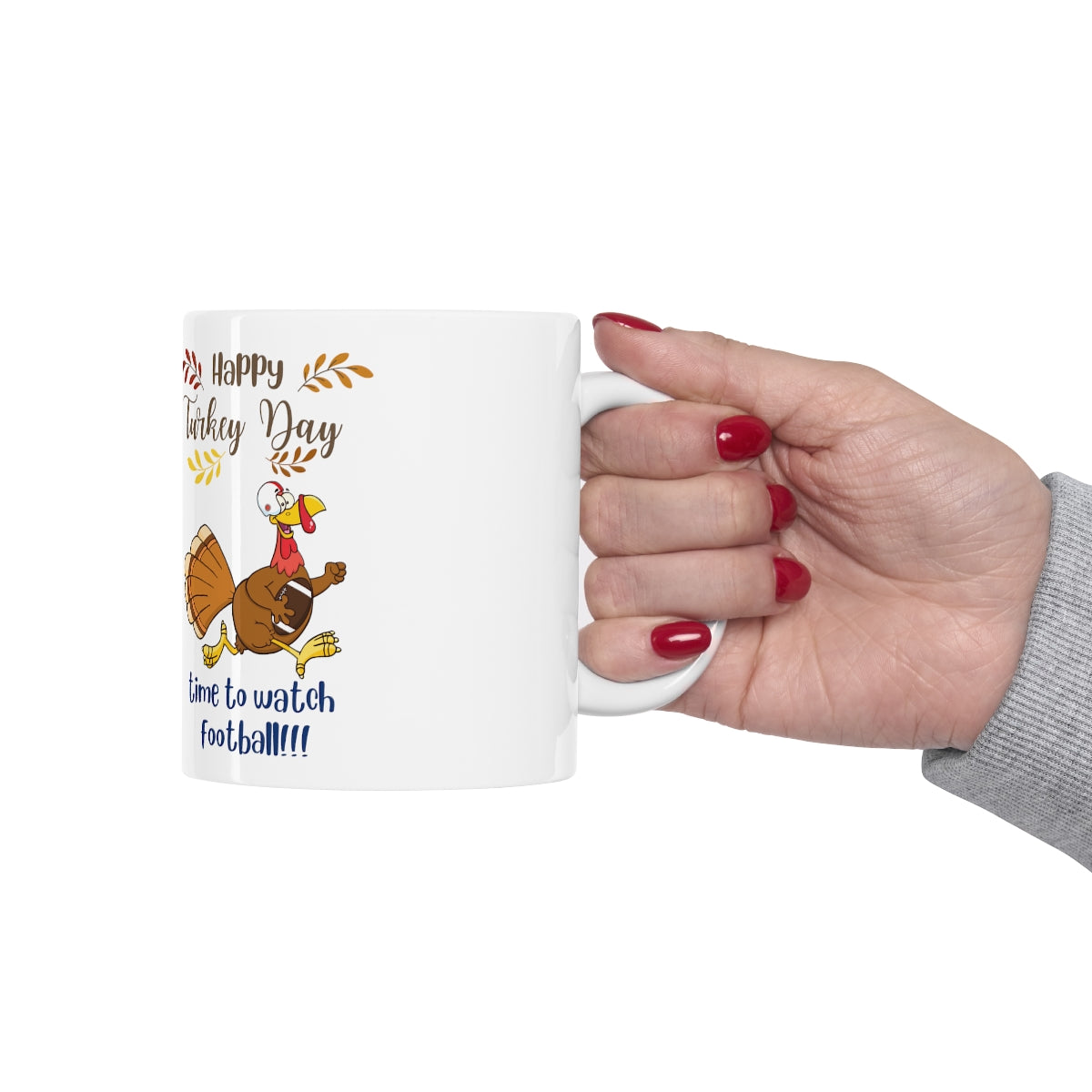 Happy Turkey Day Ceramic Mug 11oz