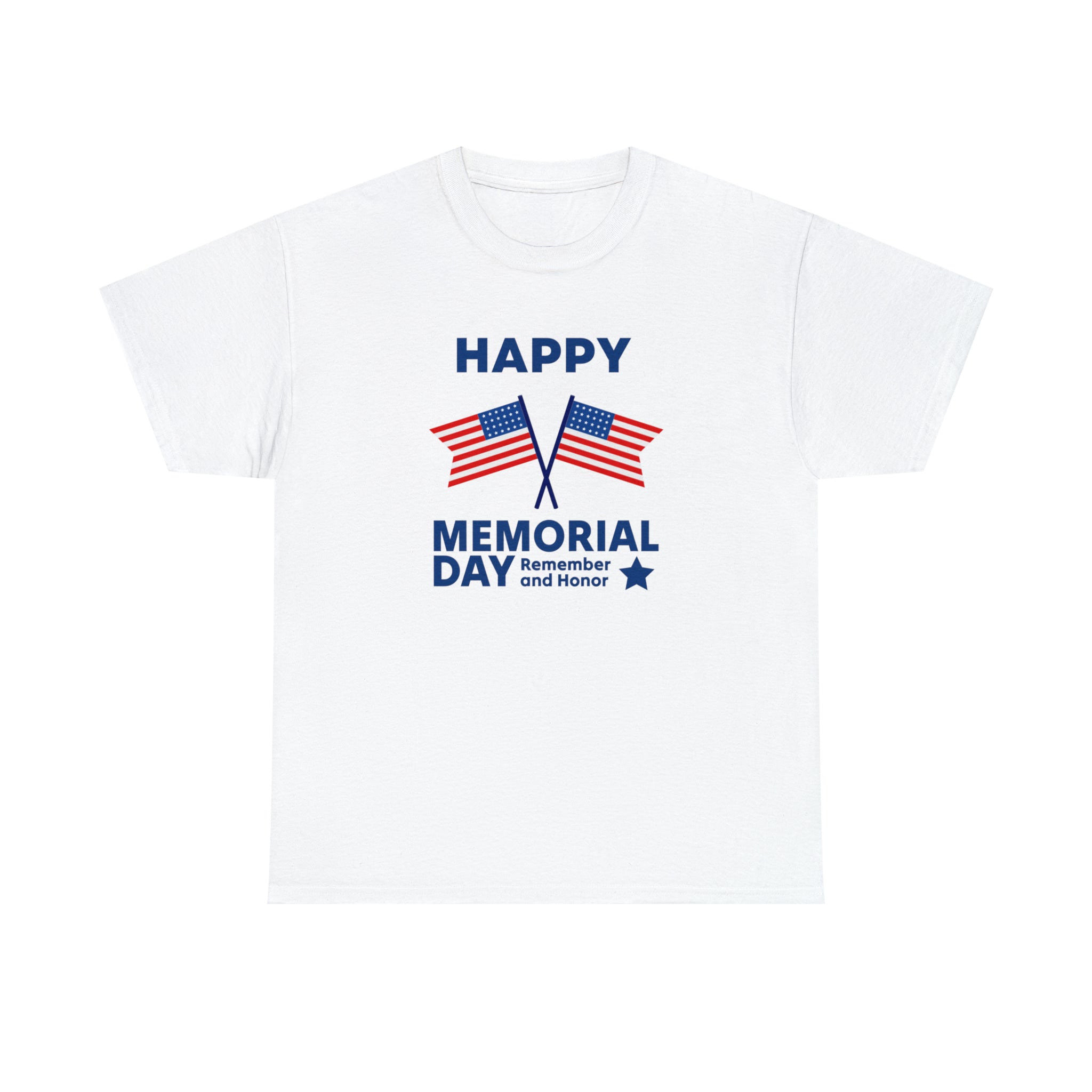 Happy Memorial Day Unisex Heavy Cotton Tee