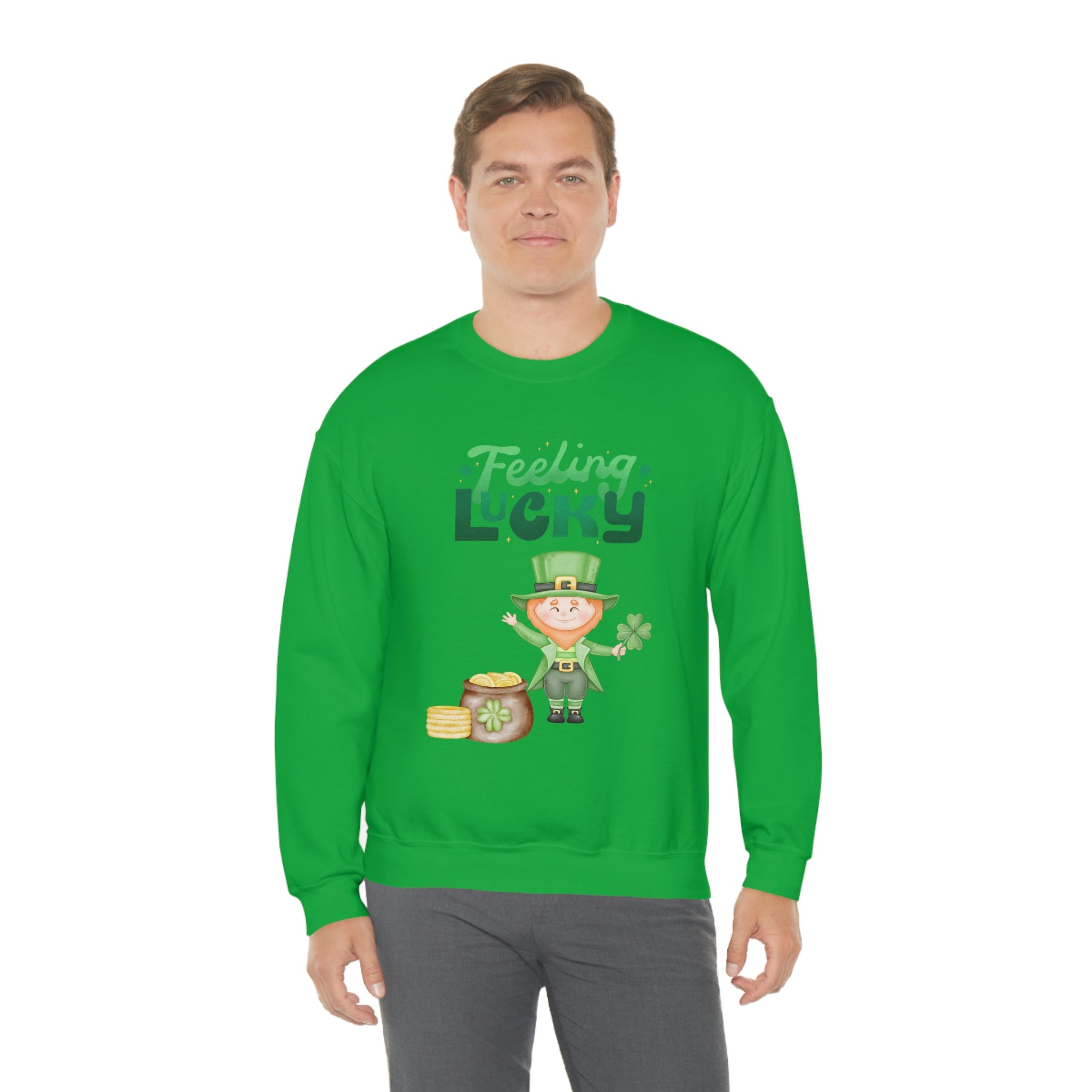 Feeling Lucky Unisex Heavy Blend™ Crewneck Sweatshirt