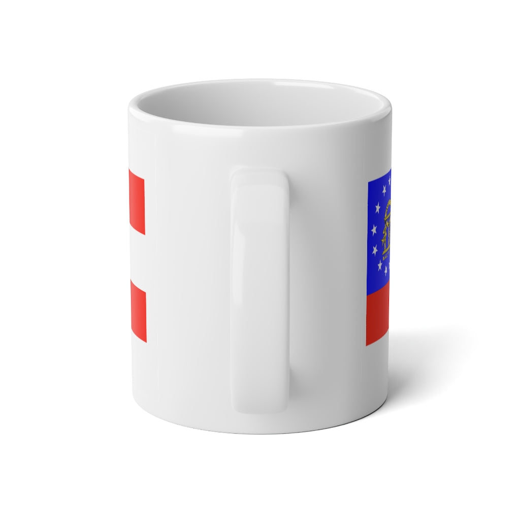 Georgia State Flag Jumbo Mug, 20oz