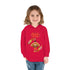 Happy Thanksgiving Pilgrim Turkey Toddler Pullover Fleece Hoodie