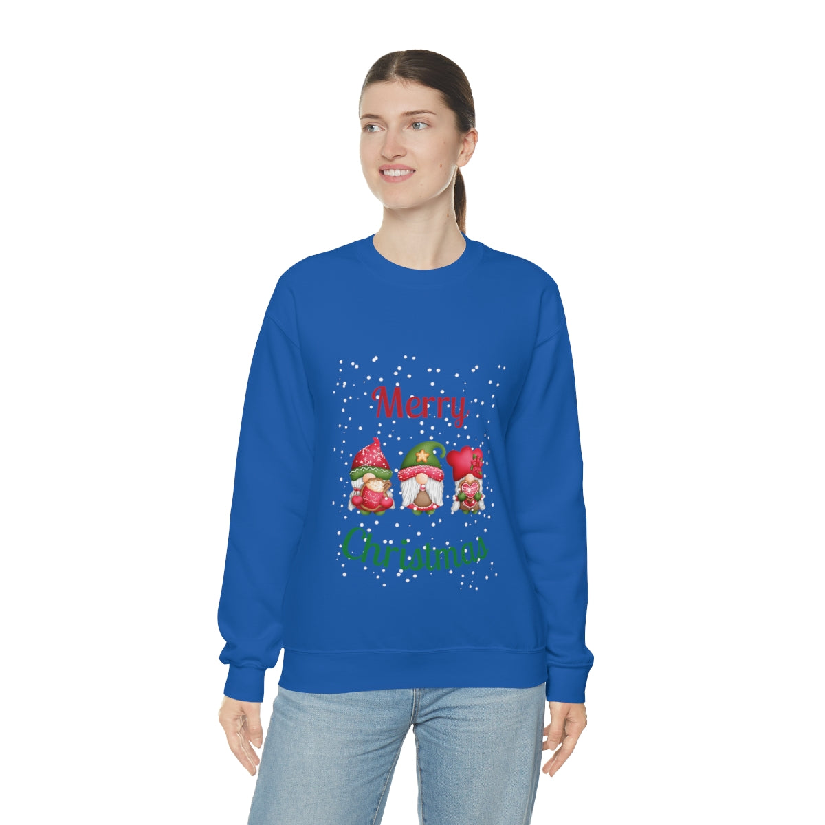 Three Gnomes Merry Christmas Unisex Heavy Blend™ Crewneck Sweatshirt