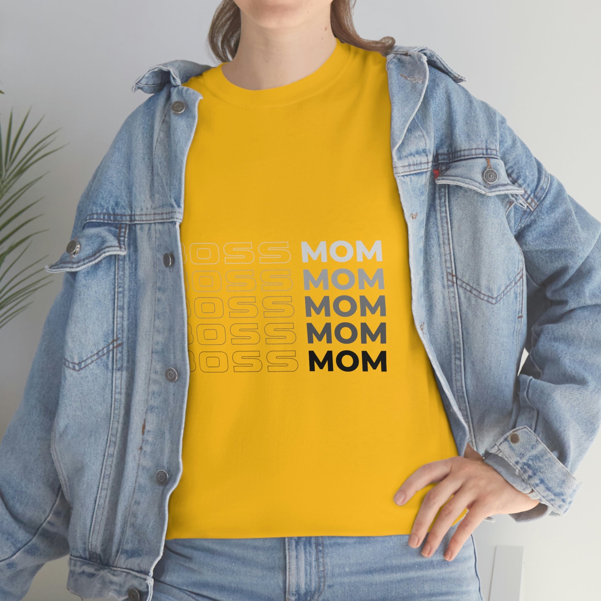 Boss Mom Unisex Heavy Cotton Tee