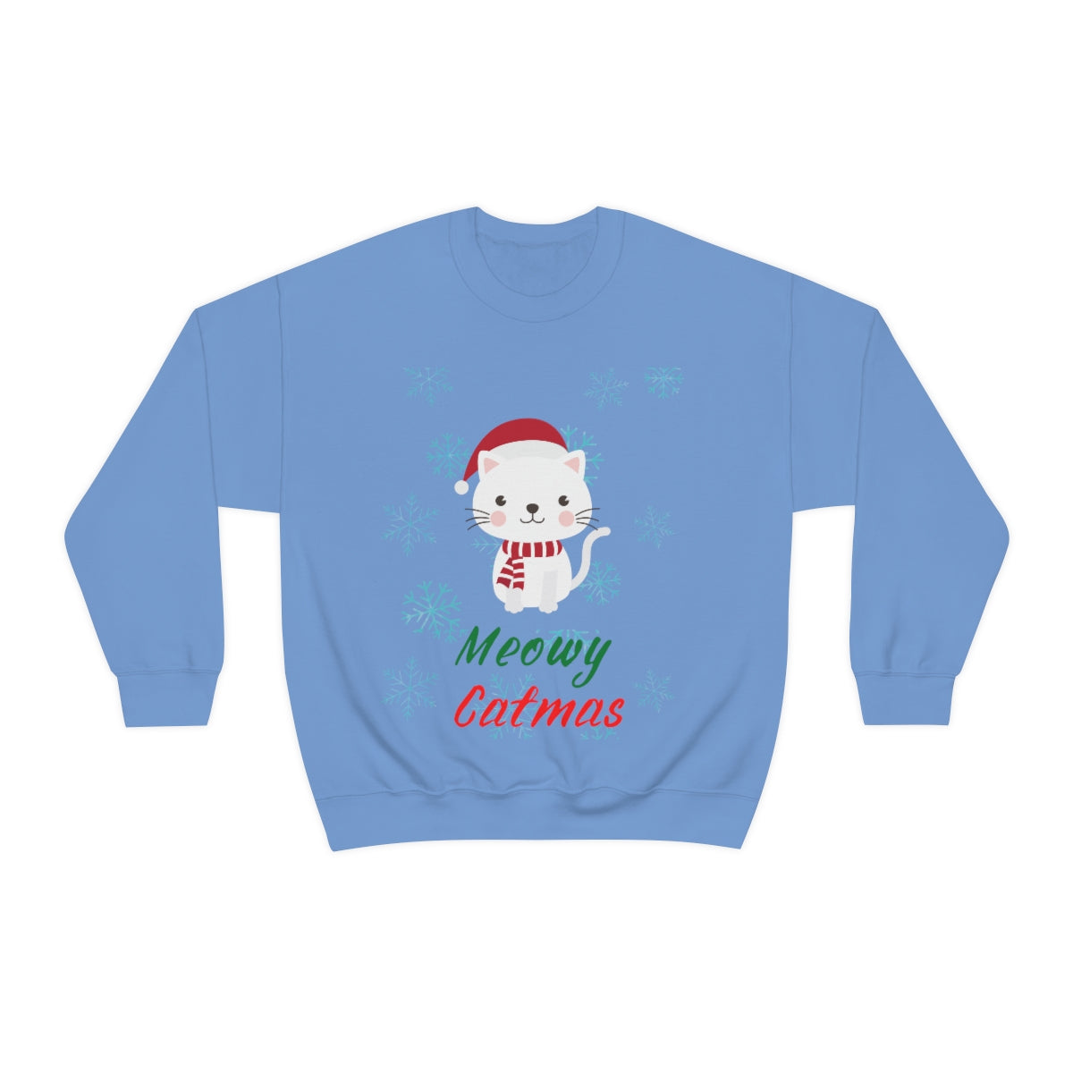 Meowy Catmas Unisex Heavy Blend™ Crewneck Sweatshirt