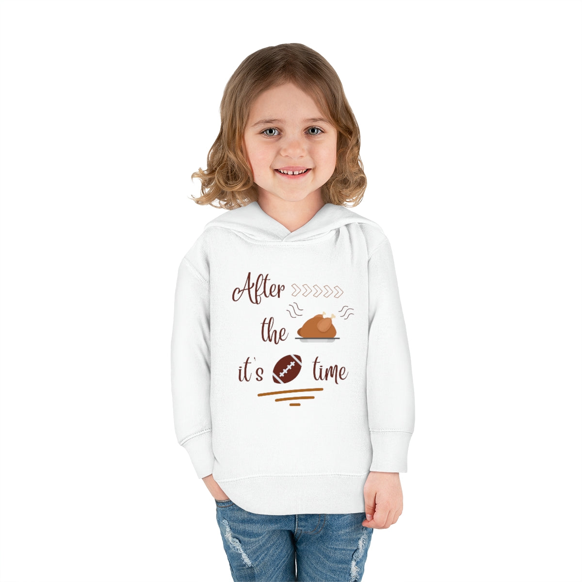 It's Game Time Toddler Pullover Fleece Hoodie