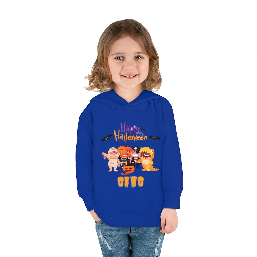 Happy Halloween Gang Toddler Pullover Fleece Hoodie