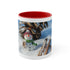 Merry Christmas Accent Coffee Mug, 11oz