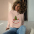 Merry & Bright Holidays Christmas Crop Hoodie