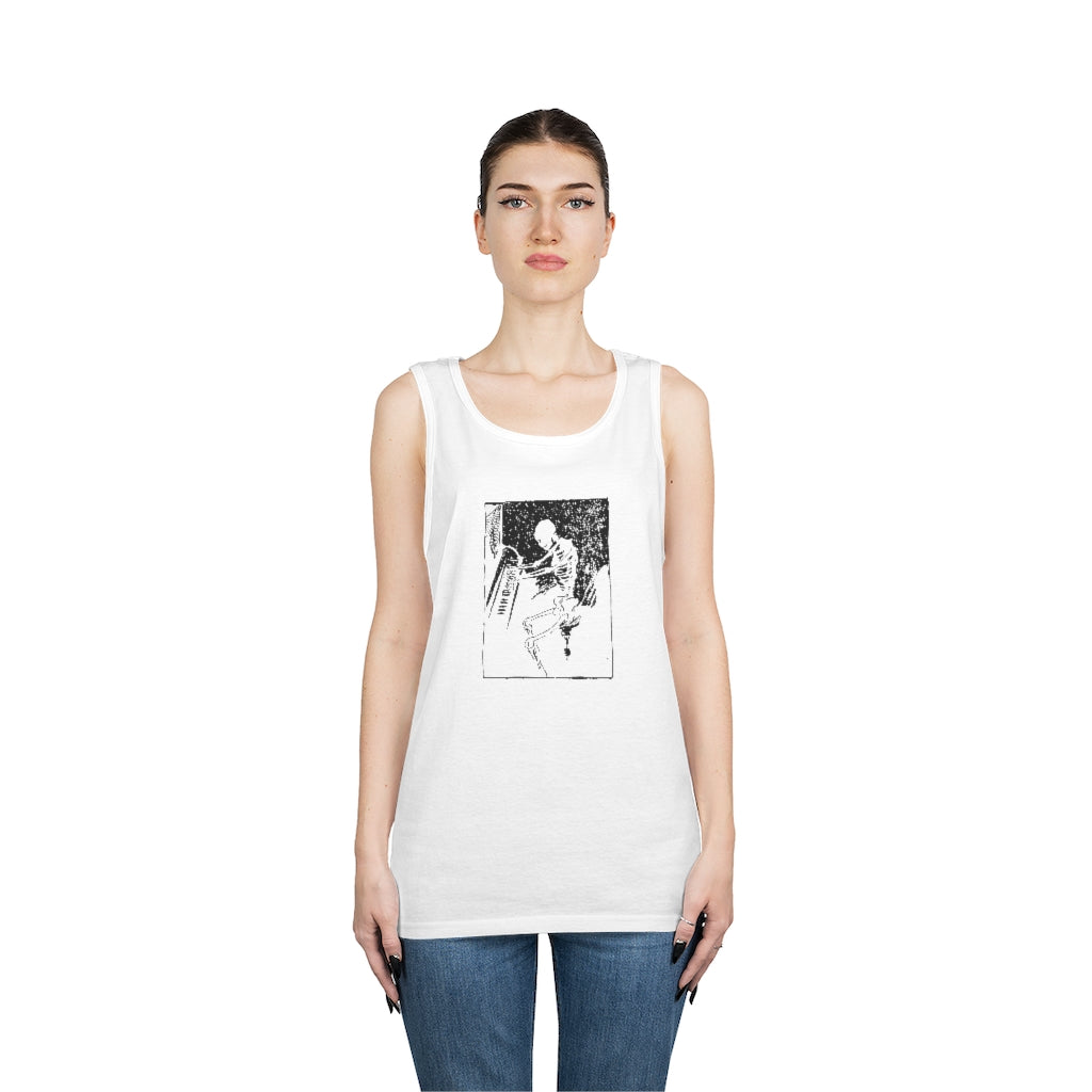 Piano Player Unisex Heavy Cotton Tank Top