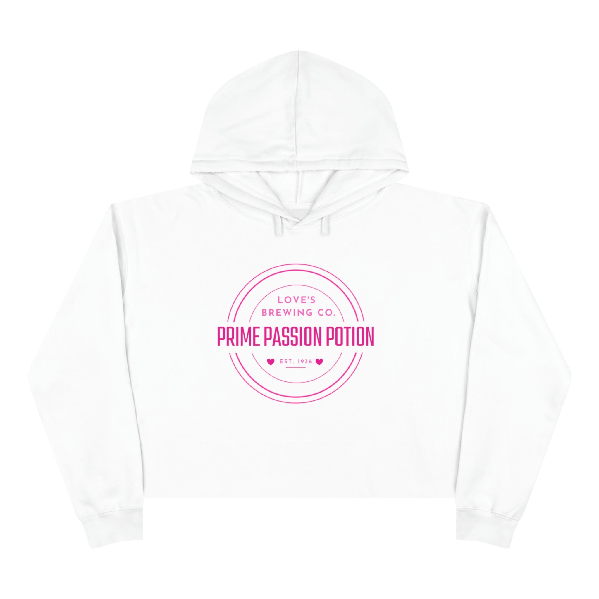 Love's Brewing Co Crop Hoodie