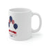 Happy President's Day Stars & Stripe Ceramic Mug 11oz