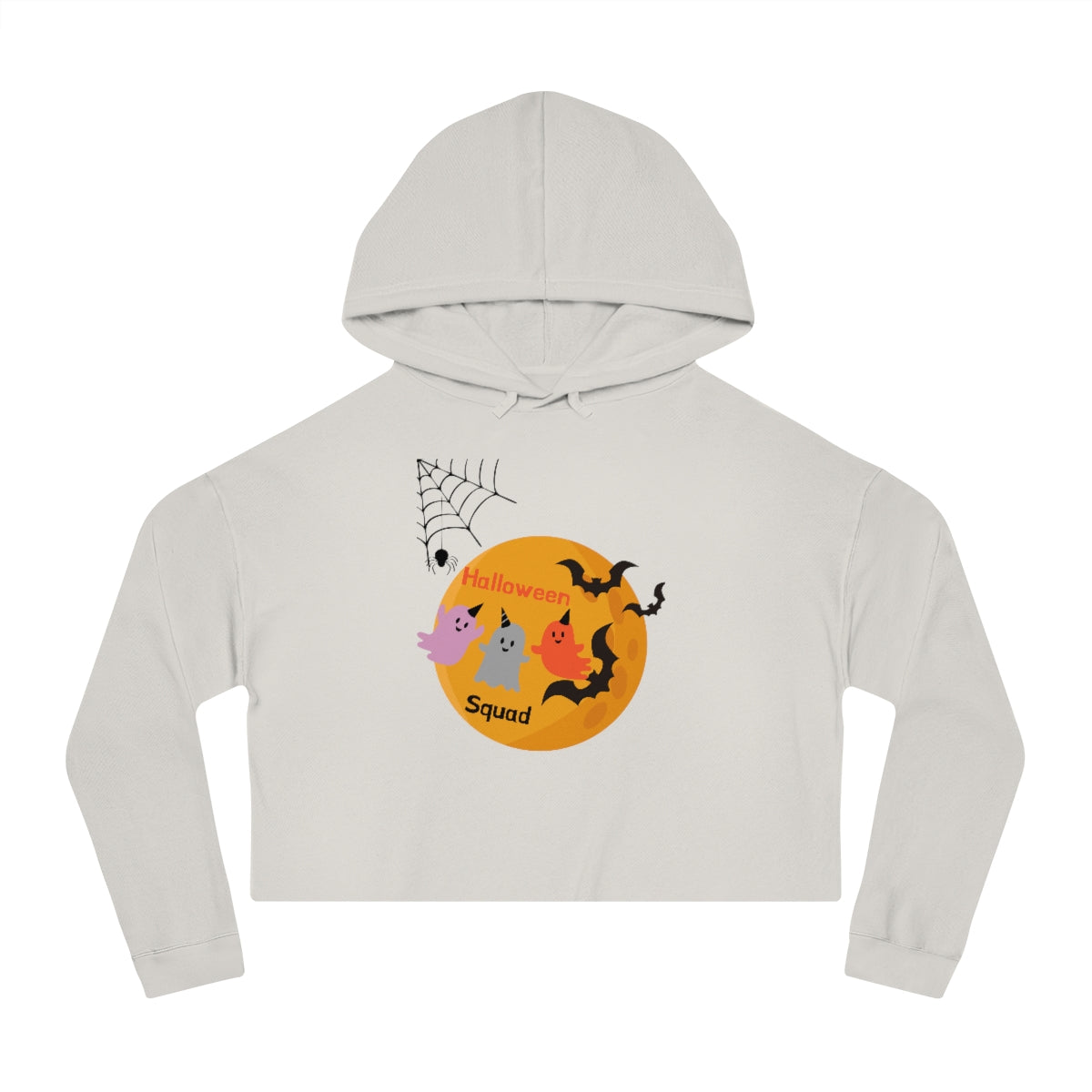 Halloween Squad Women’s Cropped Hooded Sweatshirt