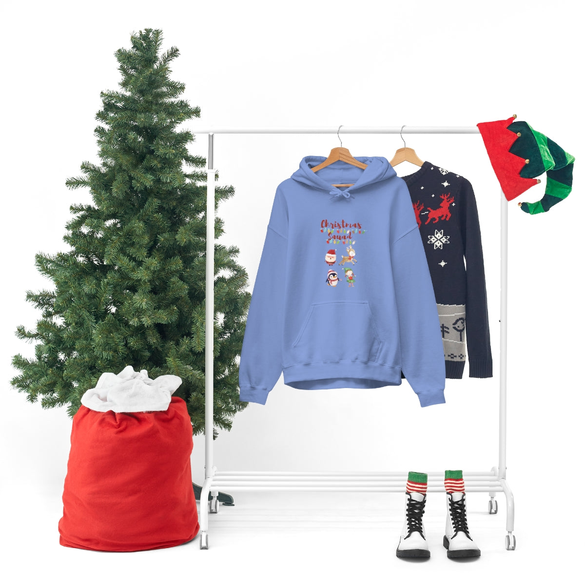 Christmas Squad Unisex Heavy Blend™ Hooded Sweatshirt