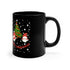 Merry & Bright Holidays Christmas 11oz Black Mug