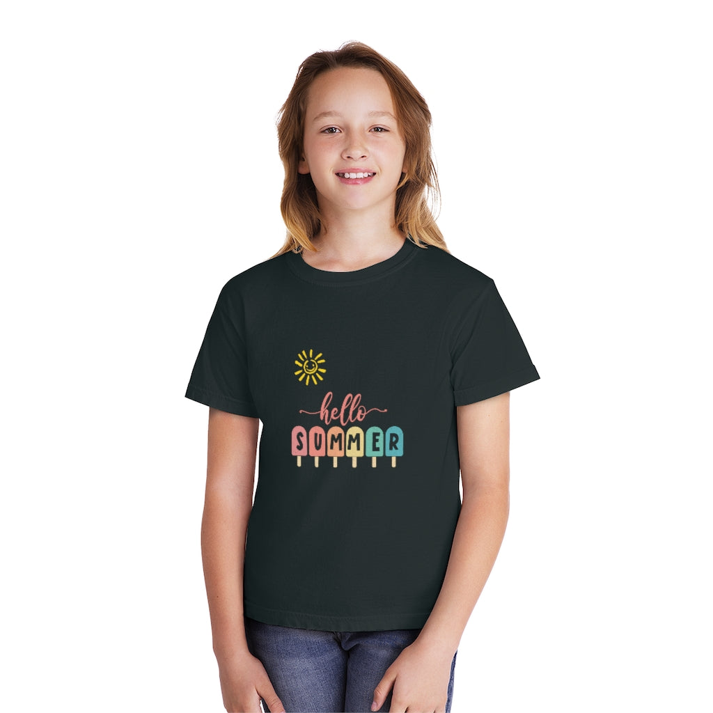 Sunny Hello Summer Youth Midweight Tee