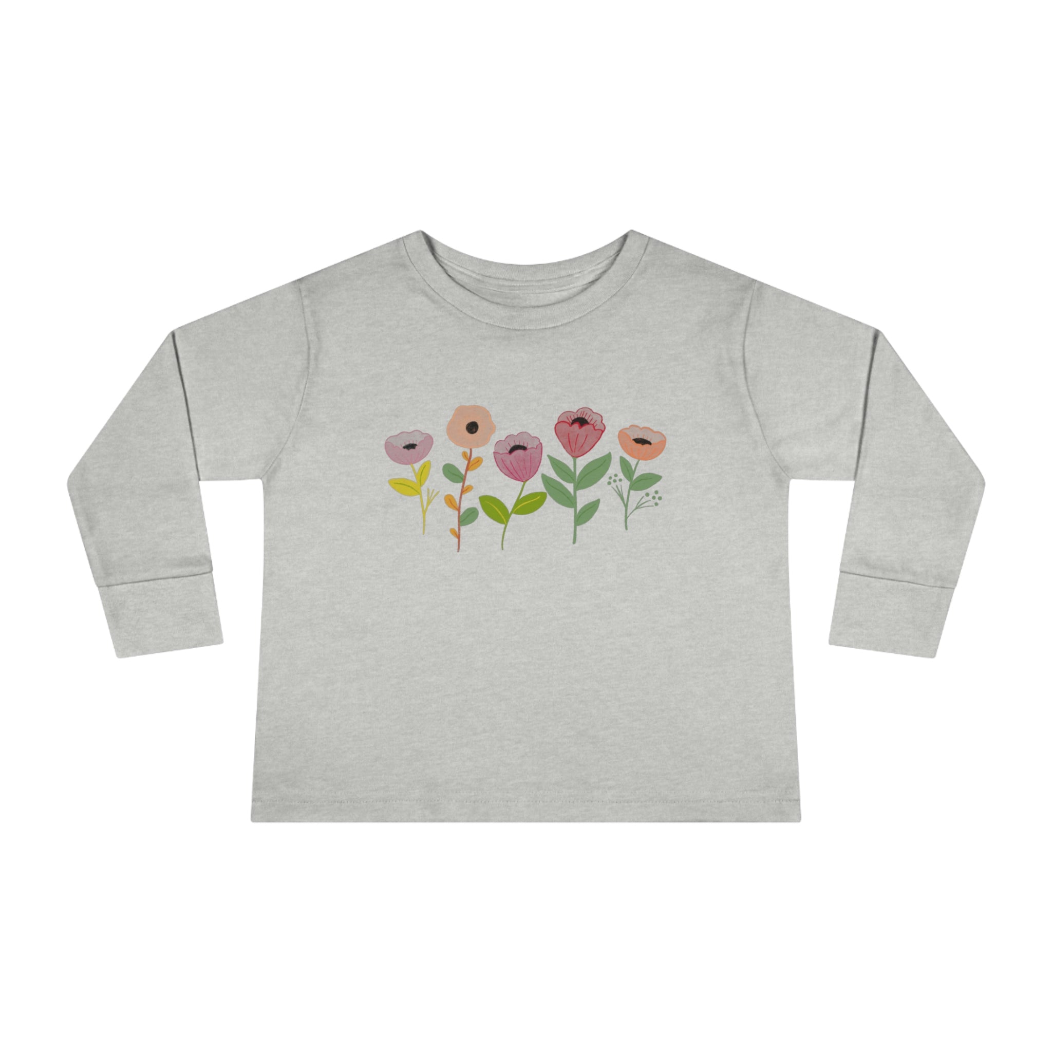 Spring Flowers Toddler Long Sleeve Tee