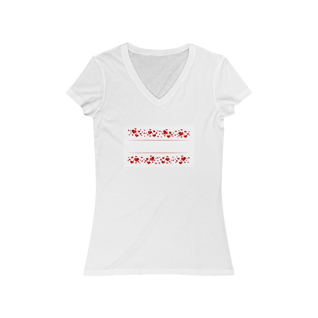 Women's Jersey Short Sleeve V-Neck Tee