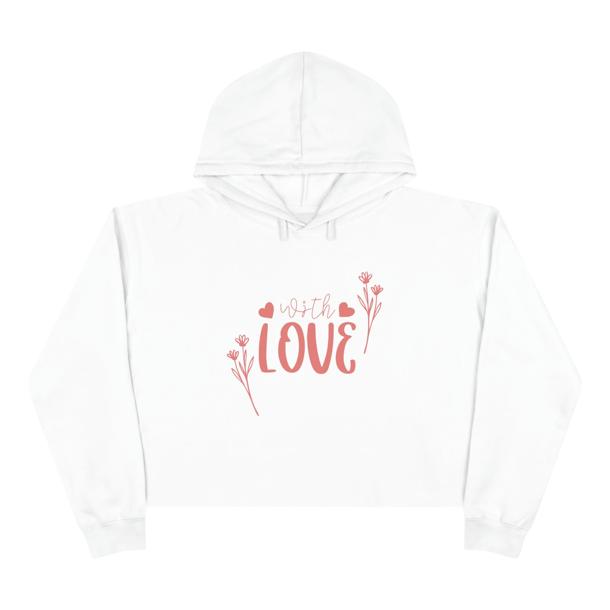 With Love Crop Hoodie