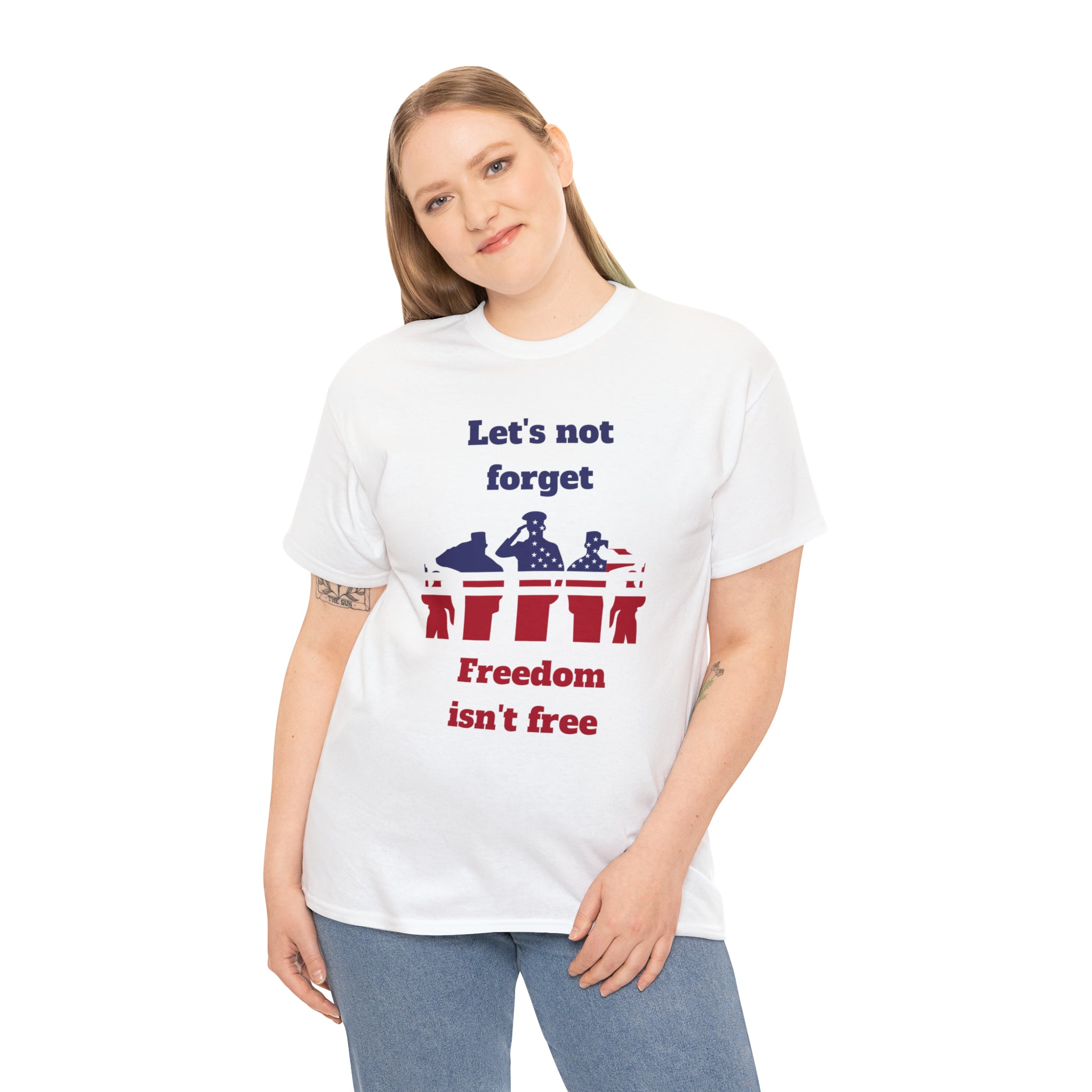 Memorial Day Freedom Is Not Free Unisex Heavy Cotton Tee