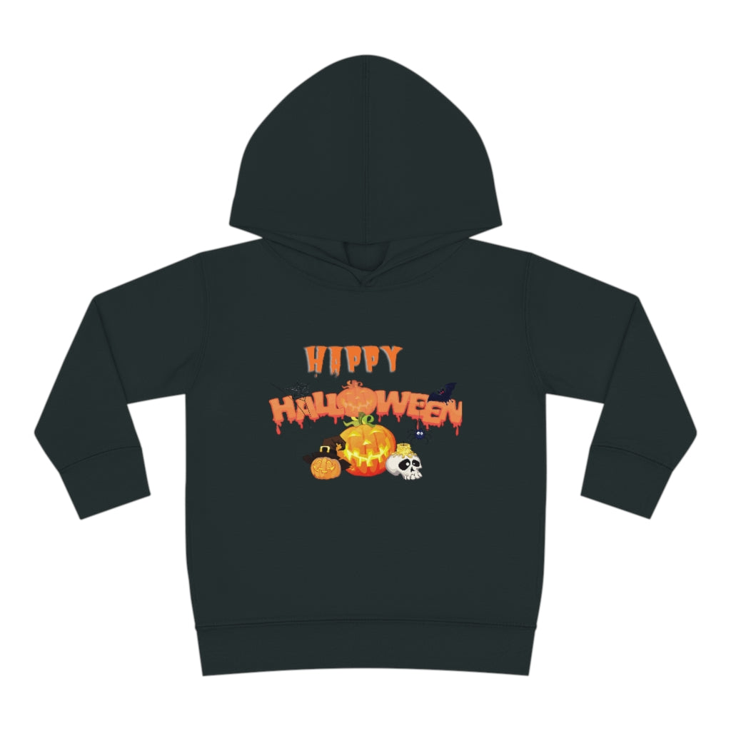 Happy Halloween Toddler Pullover Fleece Hoodie